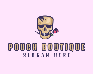 Skull Rose Avatar logo design