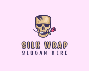 Skull Rose Avatar logo design