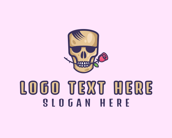 Skull logo example 1