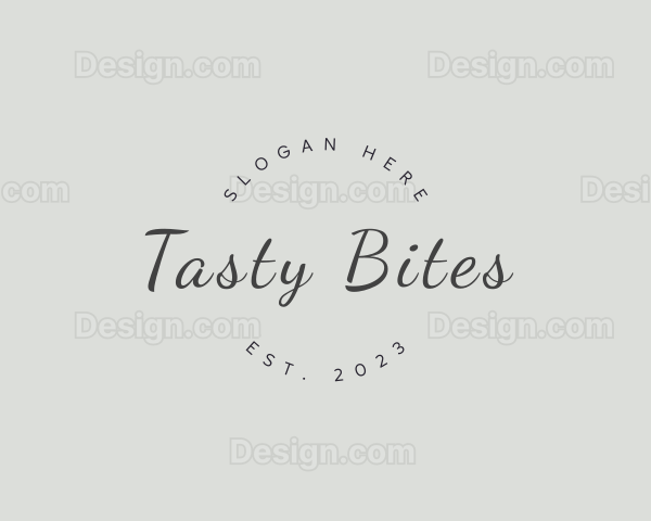 Elegant Script Fashion Logo