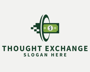 Dollar Currency Money Exchange logo design