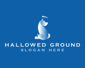 Dog Pet Cemetery logo design