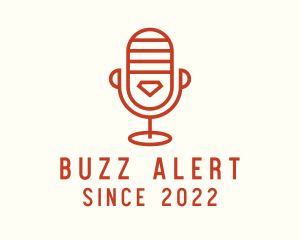 Microphone Orange Podcast logo