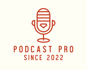 Microphone Orange Podcast logo