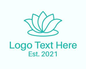 Natural Lotus Flower logo