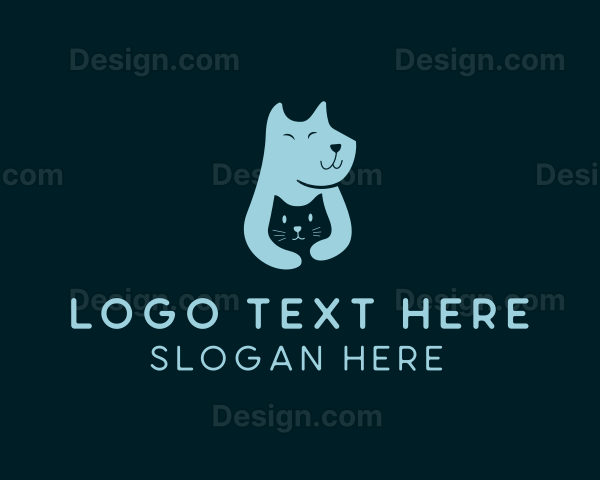 Cat Dog Pet Logo