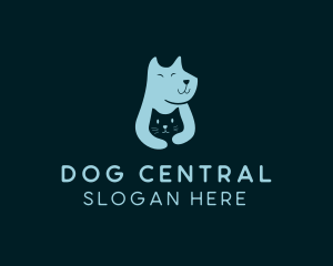 Cat Dog Pet logo design