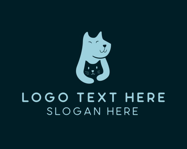 Cat Dog Pet logo