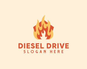 Fire Heating Gas logo design