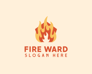 Fire Heating Gas logo design