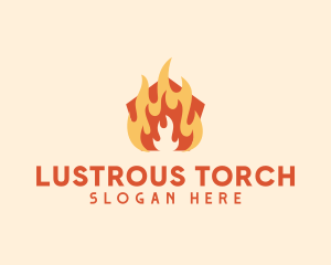 Fire Heating Gas logo design