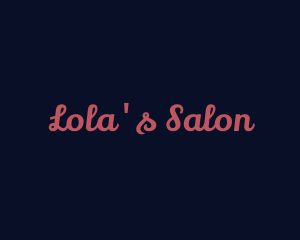 Salon Business Company logo design