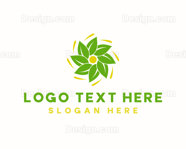 Solar Leaf Fan Logo