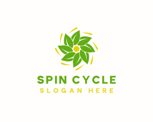 Solar Leaf Fan logo design