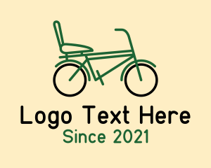 City Bike Outline logo