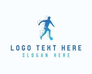 Football - Athlete Football Soccer logo design