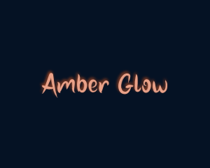 Playful Glow Brush logo design