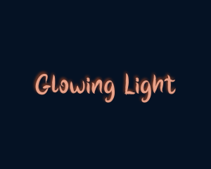 Playful Glow Brush logo design