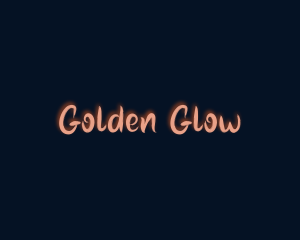 Playful Glow Brush logo design