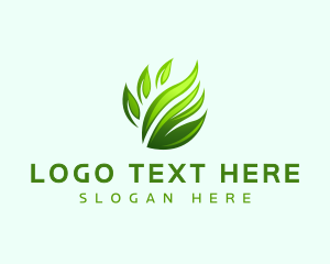 Grass Leaf Lawn  logo