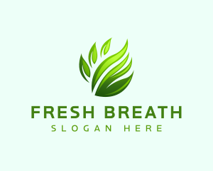 Grass Leaf Lawn  logo design