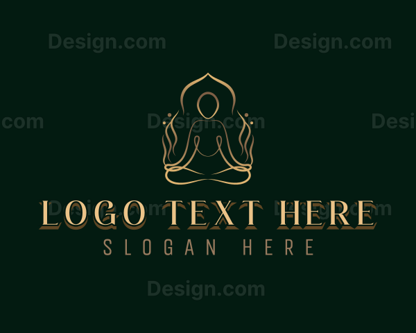 Yoga Wellness Meditation Logo