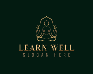 Yoga Wellness Meditation logo design