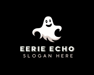 Creepy Halloween Ghost logo design