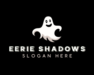 Creepy Halloween Ghost logo