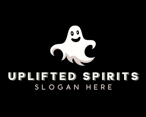 Creepy Halloween Ghost logo design