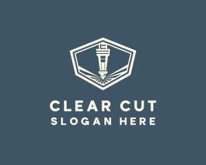 Laser Cutting Machinery logo design