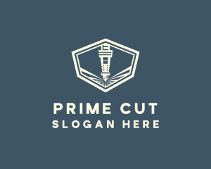 Laser Cutting Machinery logo design