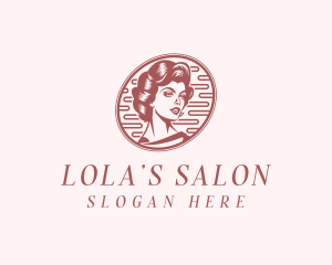 Hairdresser Salon Styling logo design