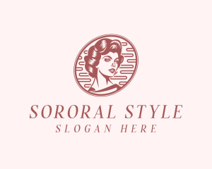 Hairdresser Salon Styling logo design