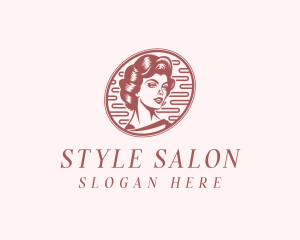 Hairdresser Salon Styling logo design