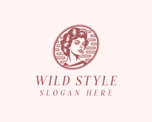 Hairdresser Salon Styling logo design