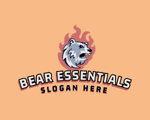 Polar Bear Gaming Character logo design