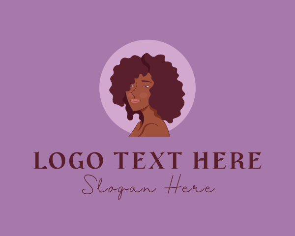 Beauty Afro Woman logo