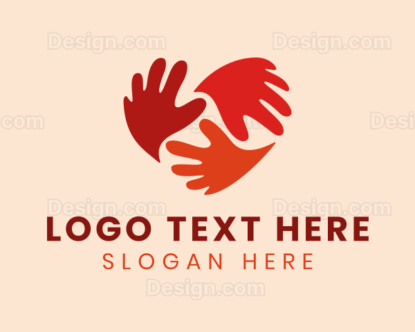 Hand Heart Charity Logo