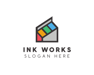 Colorful Ink House logo