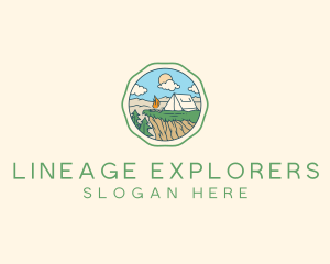 Summer Outdoor Camping  logo design