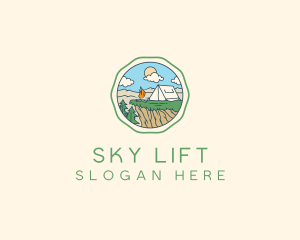 Summer Outdoor Camping  logo design