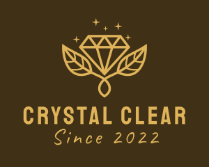 Golden Diamond Plant  logo design