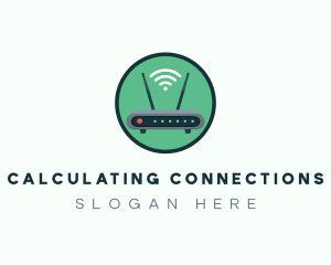 Internet Connection Router logo design