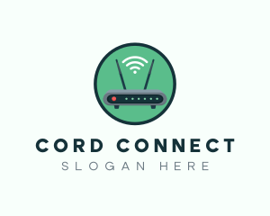 Internet Connection Router logo design