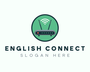 Internet Connection Router logo design