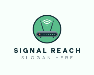 Internet Connection Router logo design