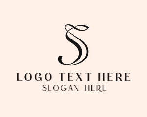 Upscale Boutique Salon Letter S logo