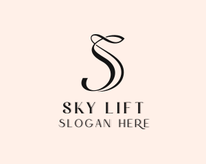 Upscale Boutique Salon Letter S logo design