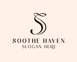 Upscale Boutique Salon Letter S logo design